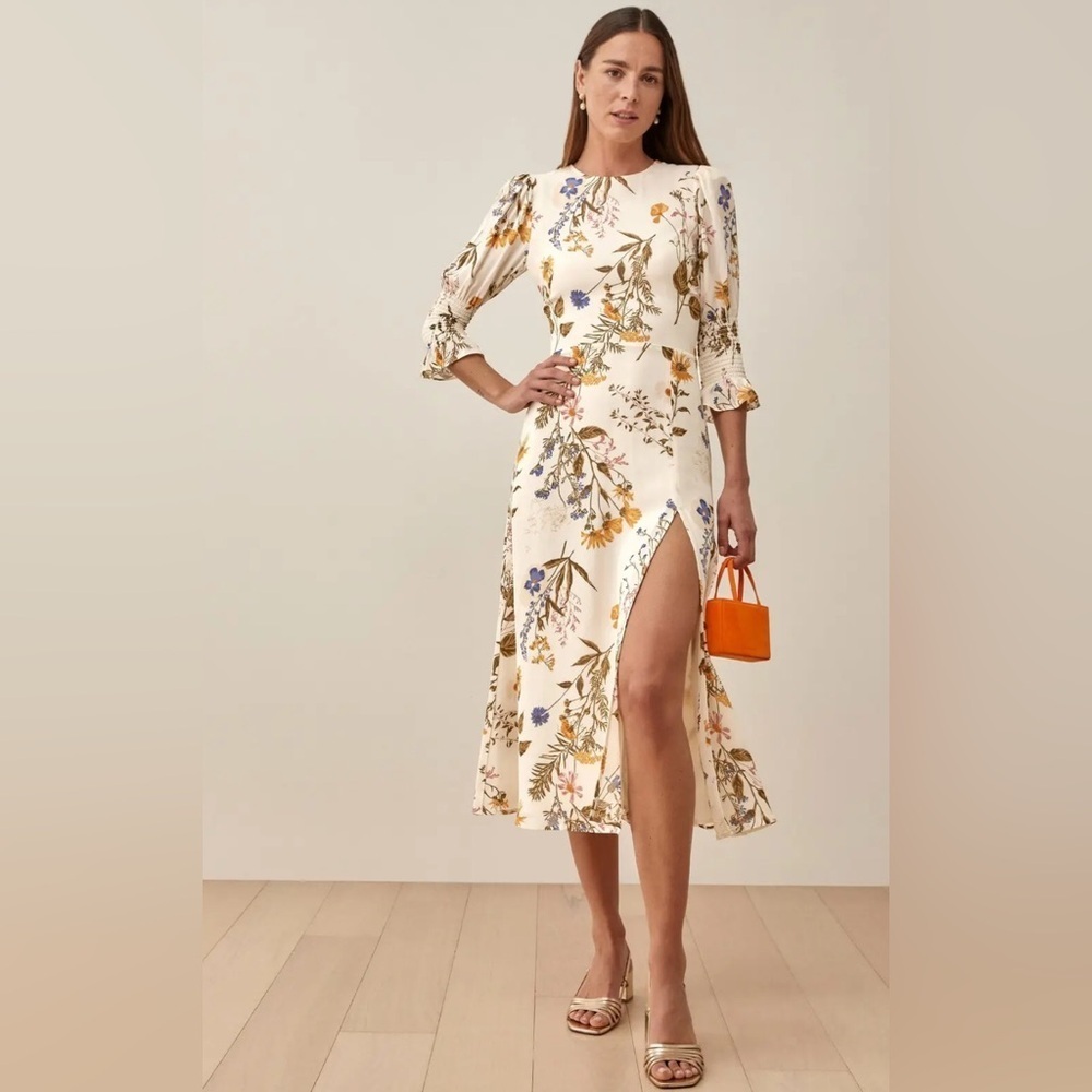 Reformation Carolena Midi Dress, Size 2P‎